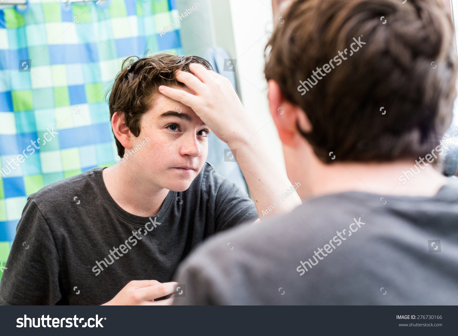 Lazy teen getting ready effortlessly